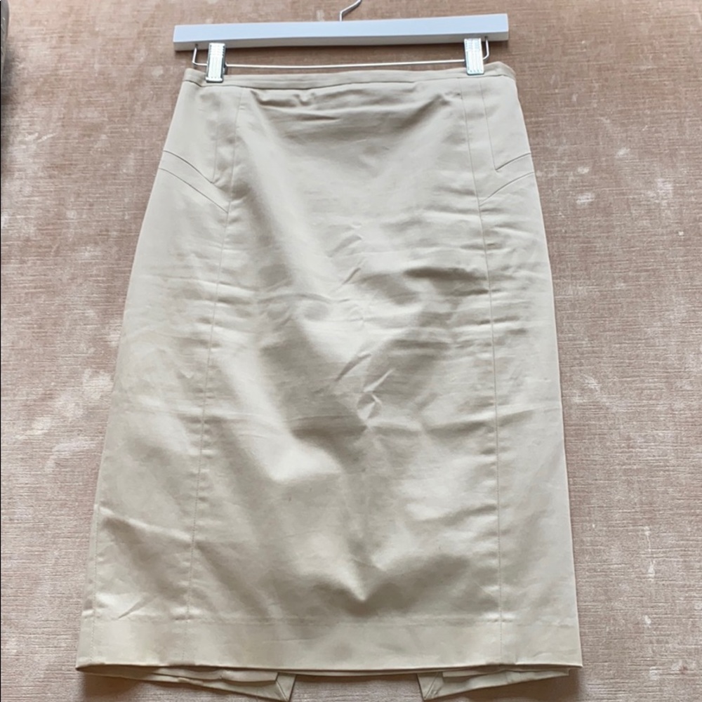 Express Design Studio Khaki Pencil Skirt